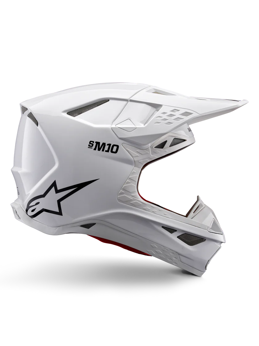 Casque Supertech M10 Solide Blanc ALPINESTARS