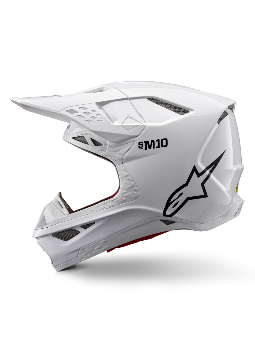 Casque Supertech M10 Solide Blanc ALPINESTARS