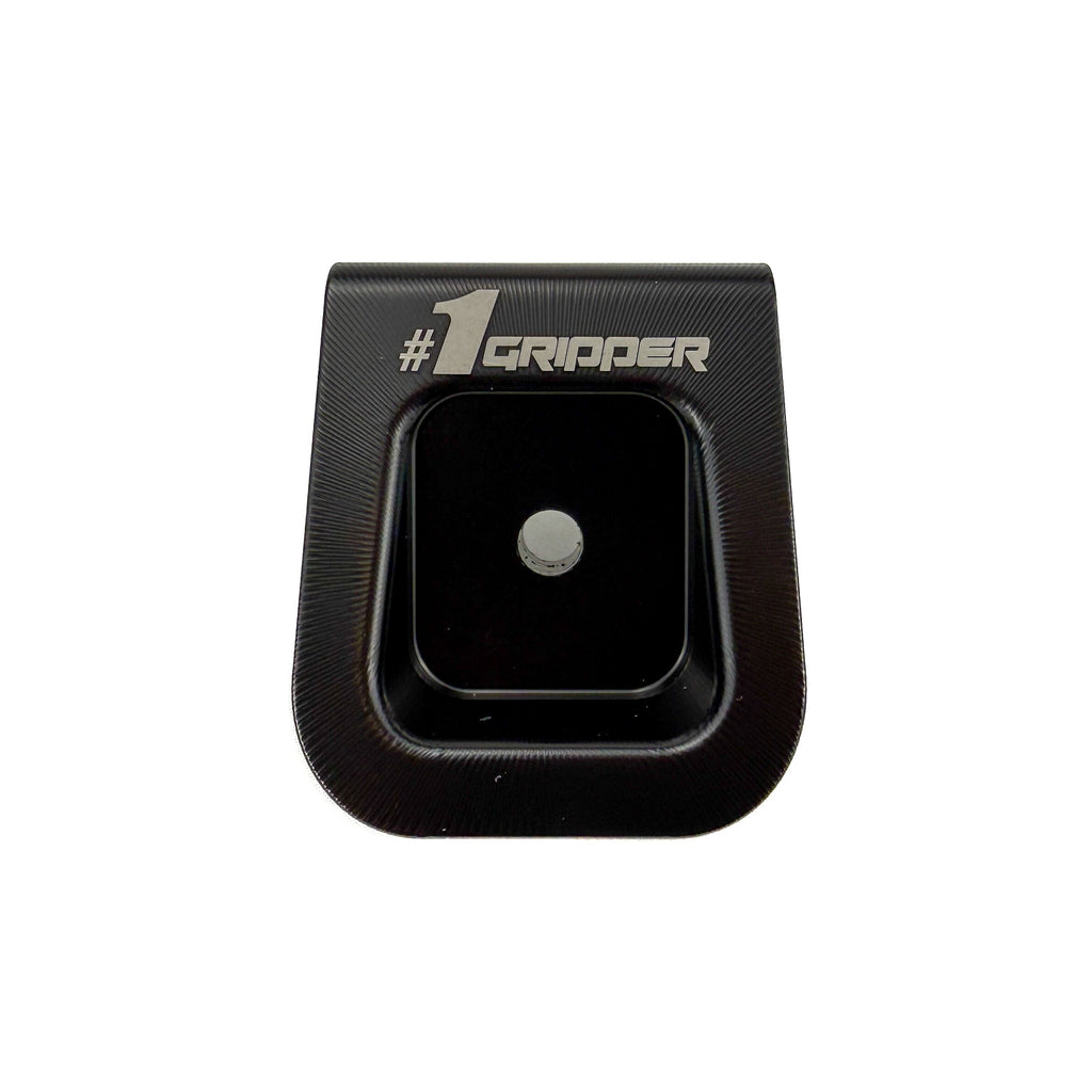Support de selle aluminium noir ONE GRIPPER OGSMB02-BL pour Husqvarna vue de face