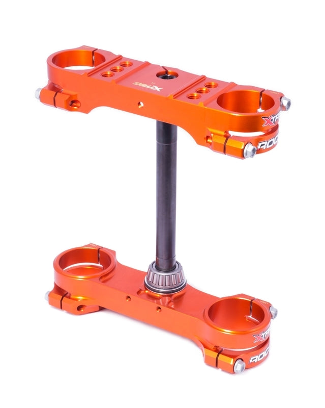 Té de fourche XTRIG ROCS Tech orange référence 40504011 pour KTM 85 SX