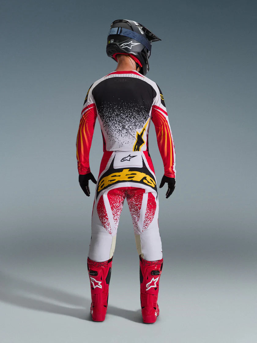 Tenue Cross Complète Techstars Nomur Rouge-Blanc ALPINESTARS