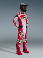 Tenue Cross Complète Techstars Nomur Rouge-Blanc ALPINESTARS