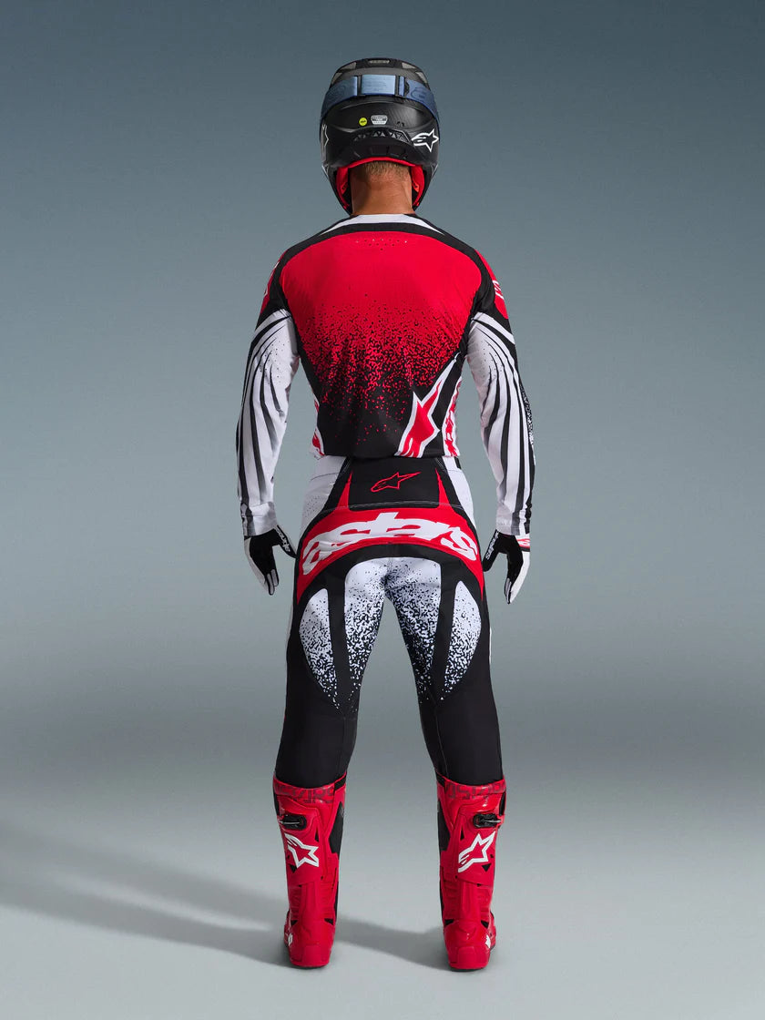 Tenue Cross Complète Techstars Nomur Rouge-Noir ALPINESTARS