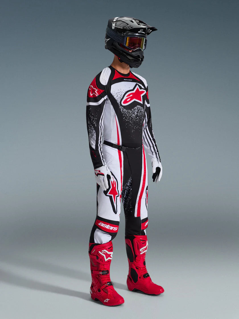 Tenue Cross Complète Techstars Nomur Rouge-Noir ALPINESTARS