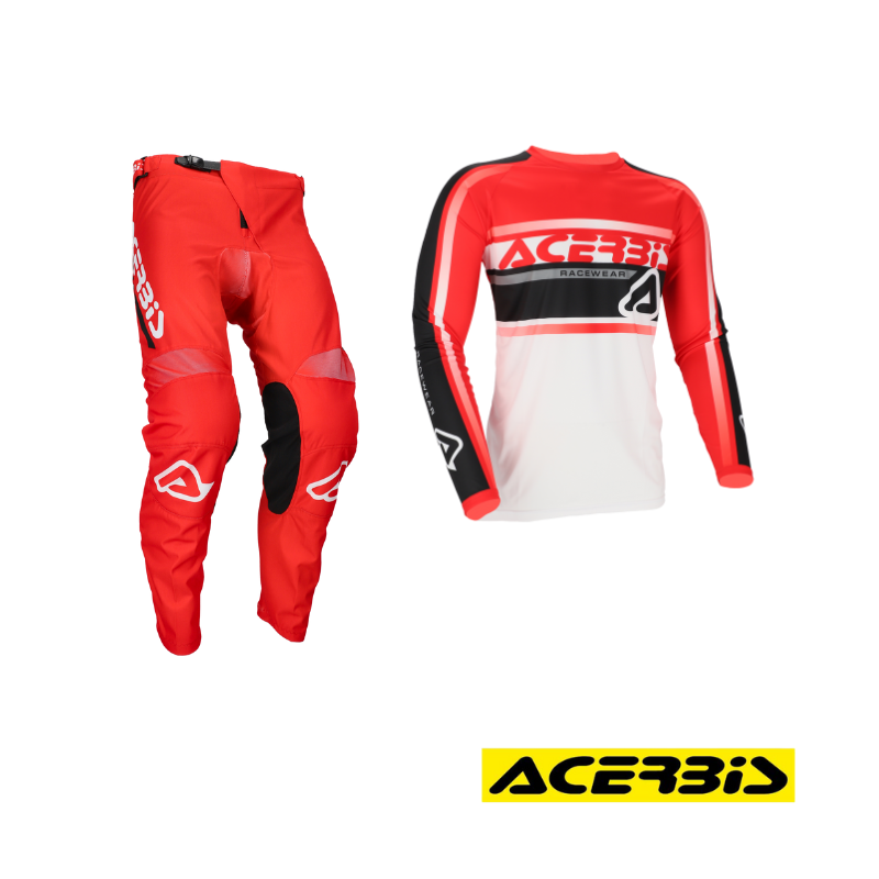 Tenue MX LINEAR Rouge ACERBIS