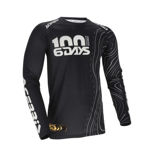 Tenue Acerbis 6DAYS - maillot 0026745 noir, vue de face