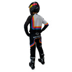 Tenue motocross enfant Bud Racing 95 Evo multicolore noir - dos