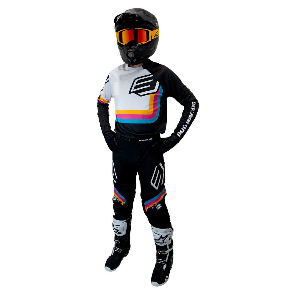Tenue complète enfant Bud Racing 95 Evo multicolore noir - vue d'ensemble