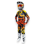 Tenue complète enfant Bud Racing Lava noir orange jaune - vue 3
