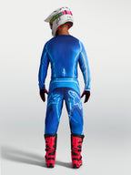 Tenue cross Alpinestars Fluid Kepler bleue vue de dos