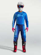 Tenue cross complète Alpinestars Fluid Kepler bleue vue d'ensemble