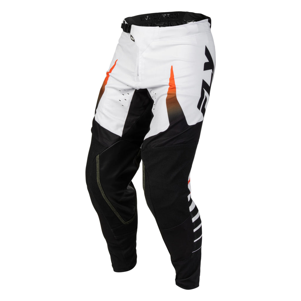 Pantalon cross Fly Racing Evolution DST Bolt 2027 Blanc Noir Orange