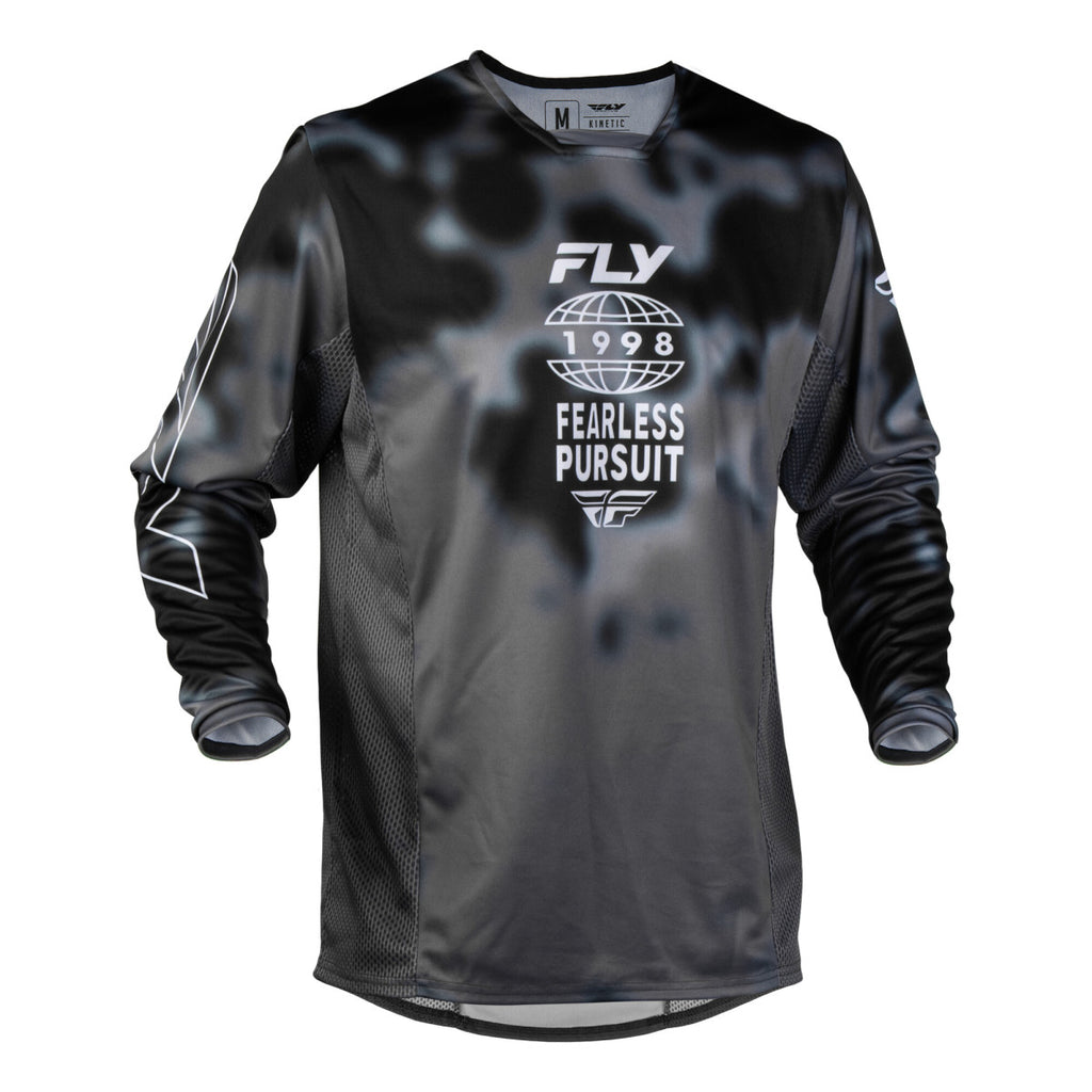 Maillot cross Fly Racing Kinetic Blur 2027 Noir Gris