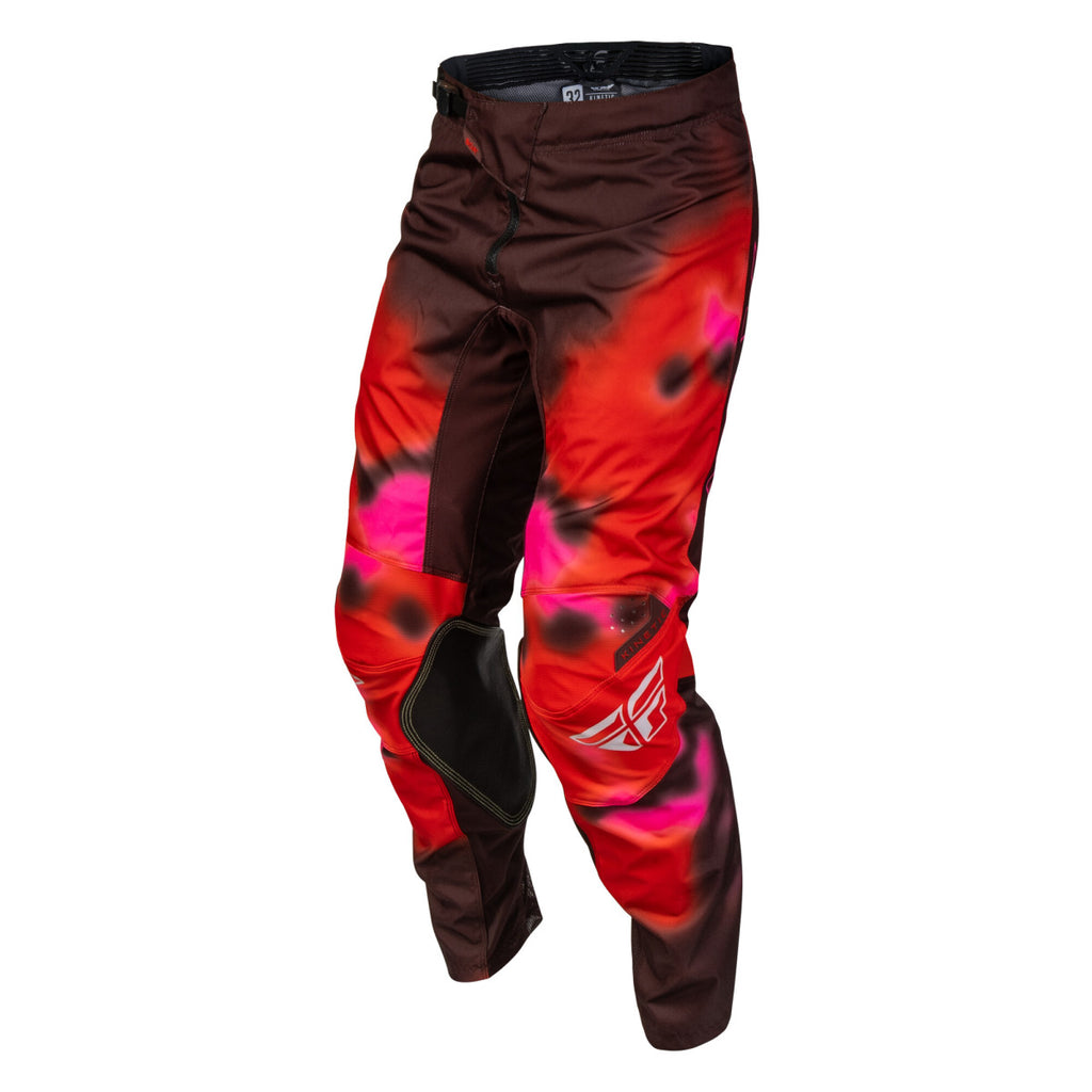 Pantalon cross Fly Racing Kinetic Blur 2027 Rouge Bordeaux