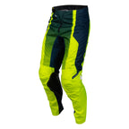Pantalon cross Fly Racing Kinetic Fade 2027 Jaune fluo Bleu Blanc