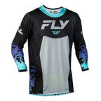 Maillot cross Fly Racing Lite Flake 2027 Noir Gris Multicolore
