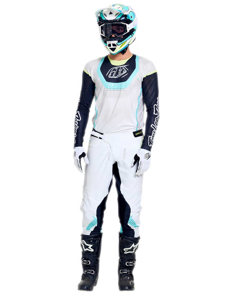 Maillot Troy Lee Designs SE Ultra Vision Gris 2026 motocross cross enduro