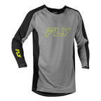 Maillot enduro Fly Racing Patrol Elite 2027 Gris Noir Jaune fluo