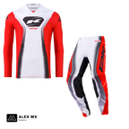 Ensemble motocross Kenny Performance 2027 rouge : maillot et pantalon cross enduro homme