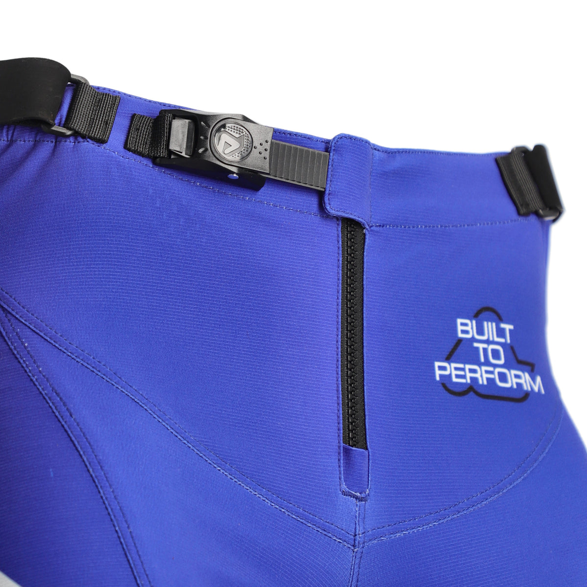 Détail de la ceinture du pantalon Acerbis MX Track 2.0 bleu
