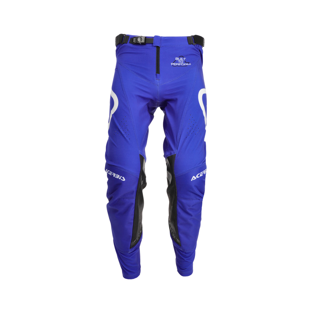 Pantalon Acerbis MX Track 2.0 bleu, vue de dos