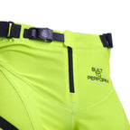 Détail de la ceinture du pantalon Acerbis MX Track 2.0 jaune fluo