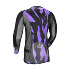 Maillot Acerbis MX Track 2.0 violet et blanc, vue de dos