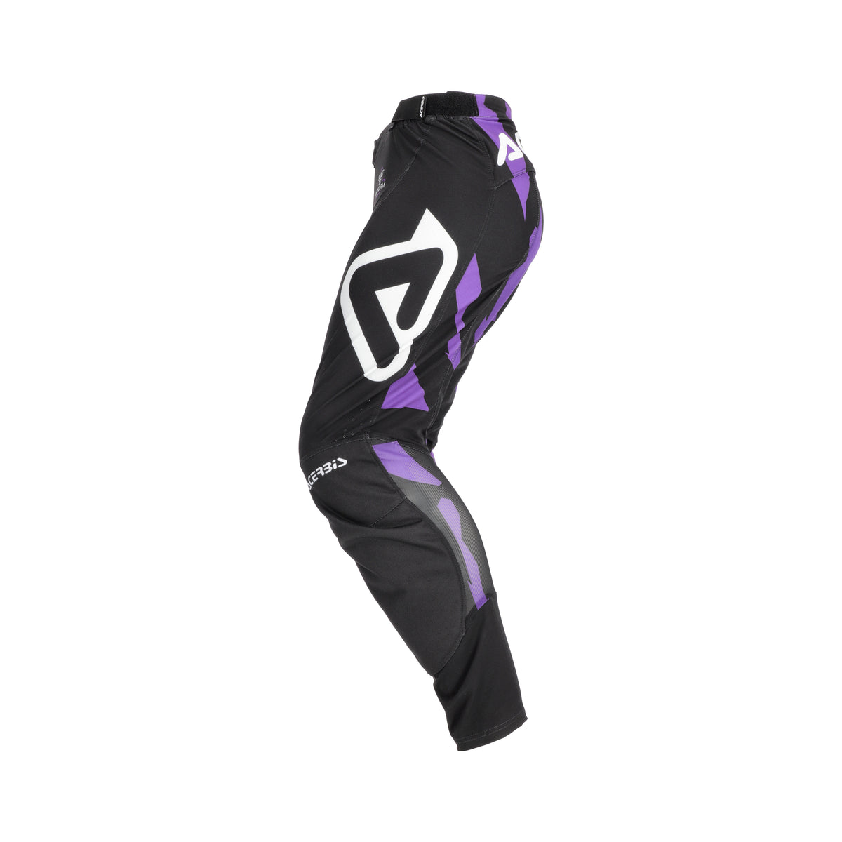 Pantalon Acerbis MX Track 2.0 violet et blanc, vue de côté