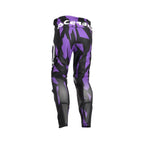 Pantalon Acerbis MX Track 2.0 violet et blanc, vue de dos