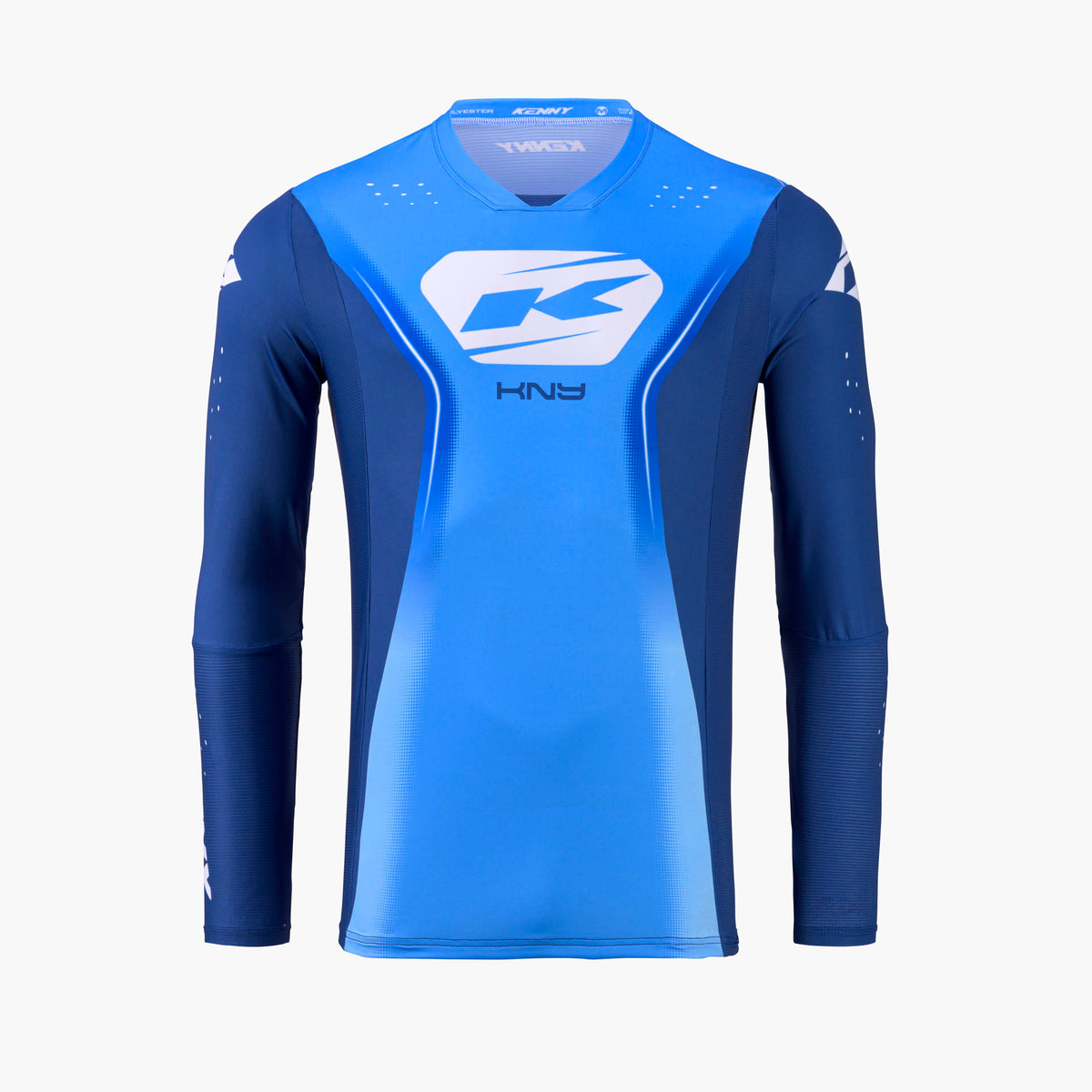 Maillot Kenny Performance 2027 bleu motocross enduro - vue de face