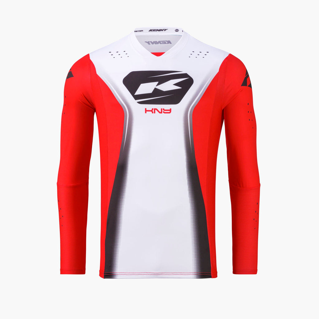 Maillot Kenny Performance 2027 rouge motocross enduro - vue de face