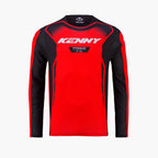 Maillot Kenny Titanium 2027 rouge motocross enduro - vue de face