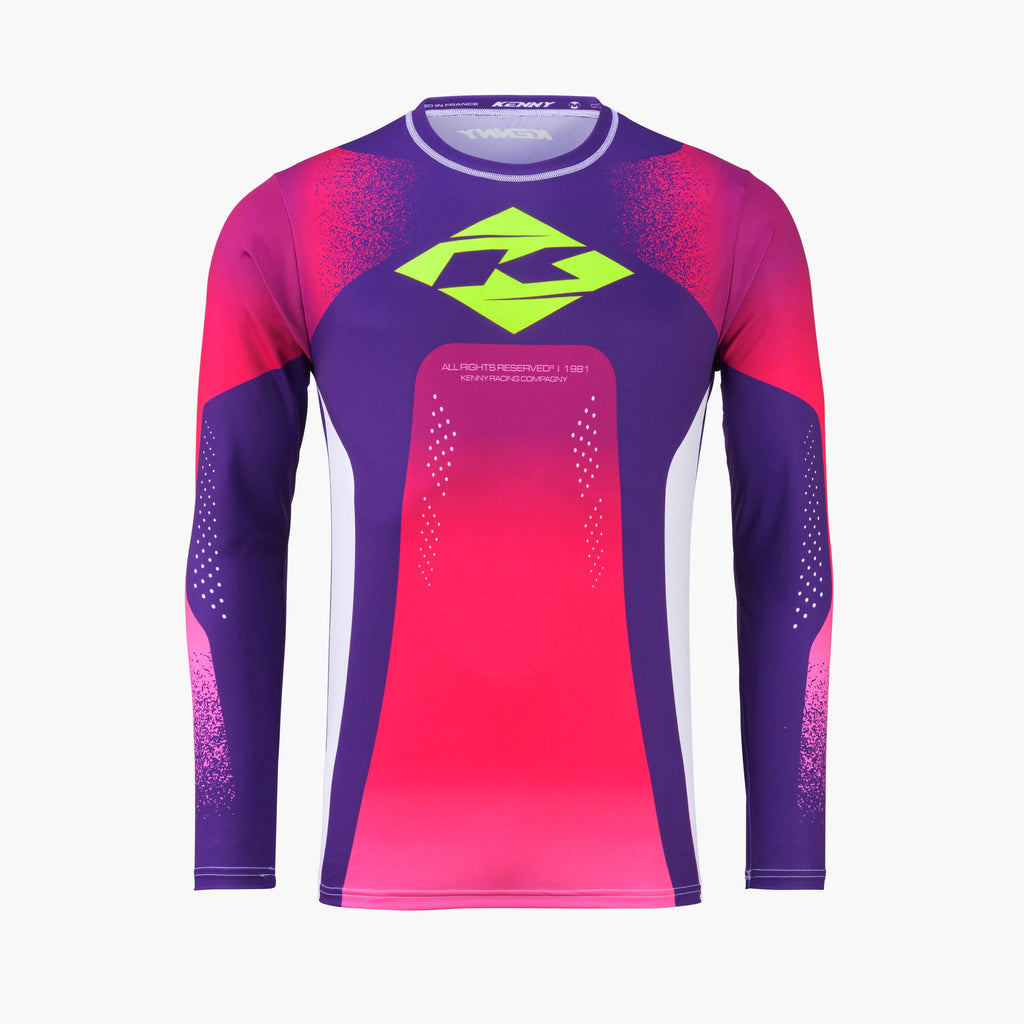 Maillot Kenny Track Focus 2027 Blast Pink motocross enduro - vue de face