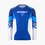Maillot Kenny Track Focus 2027 Focus Blue motocross enduro - vue de face