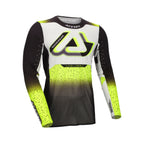 Maillot Acerbis X-Flex 2.0 noir et jaune fluo, vue de face