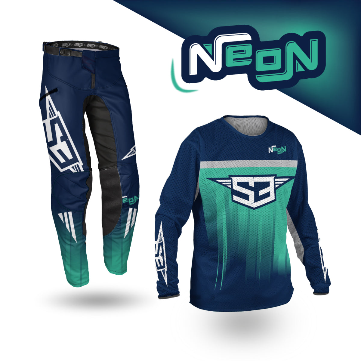 Tenue Neon Bleu Verte S3 PARTS