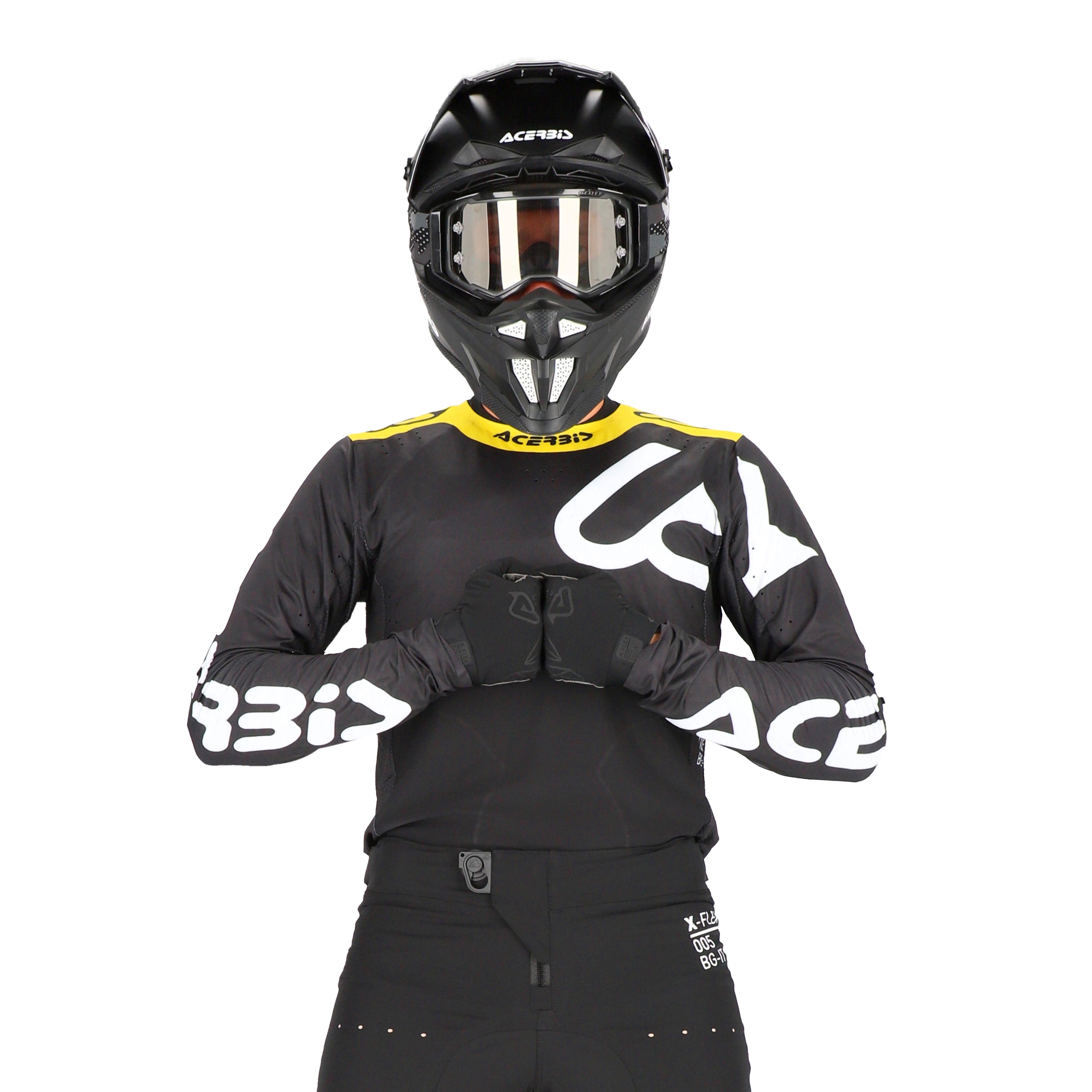 Tenue X-FLEX Noir Blanc ACERBIS