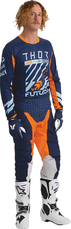 Tenue Lauchmode Orange Bleu THOR