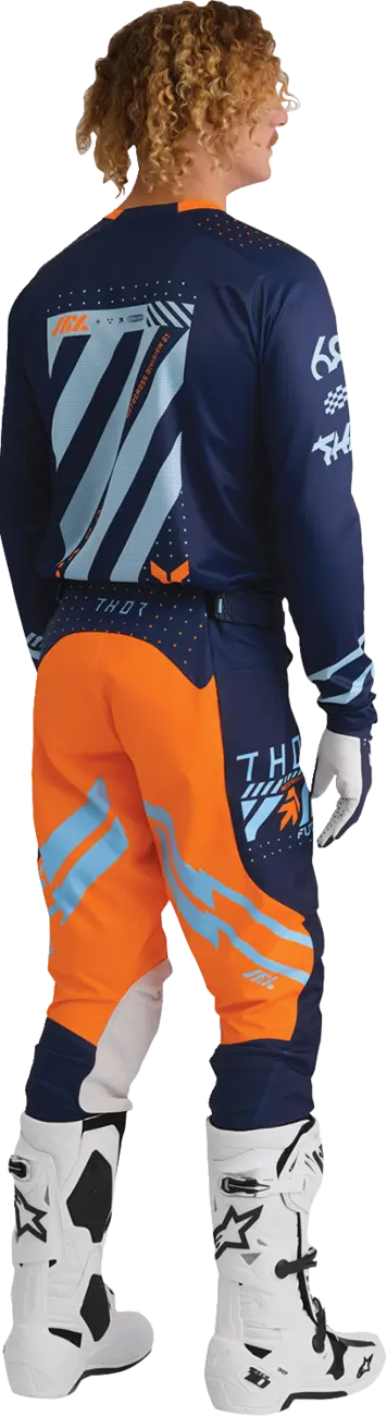 Tenue Lauchmode Orange Bleu THOR