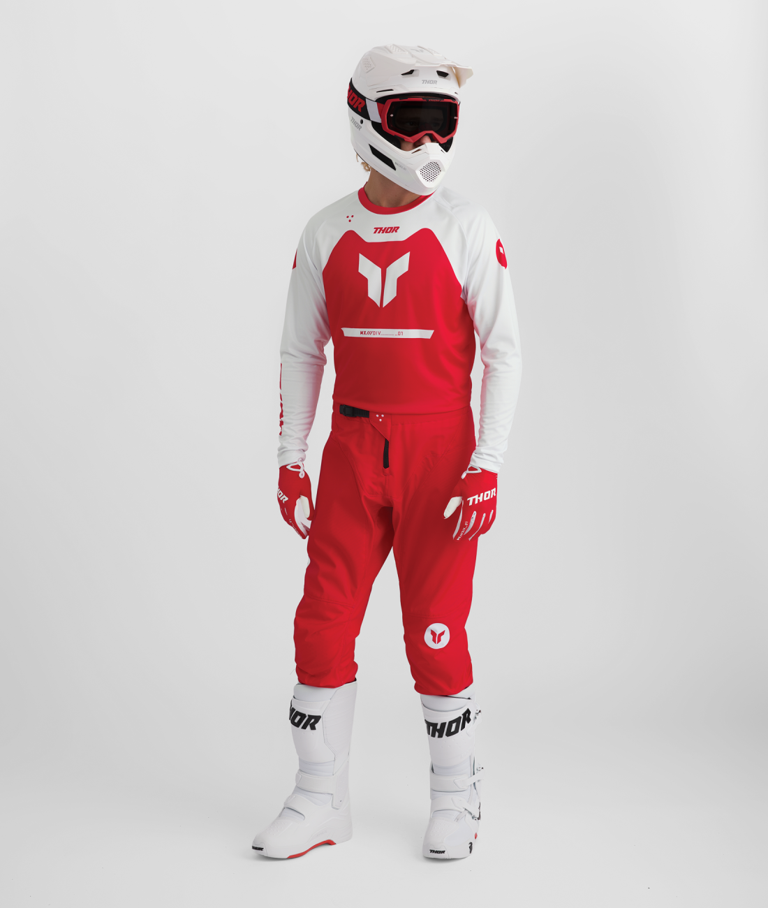 Tenue RideMode Rouge THOR