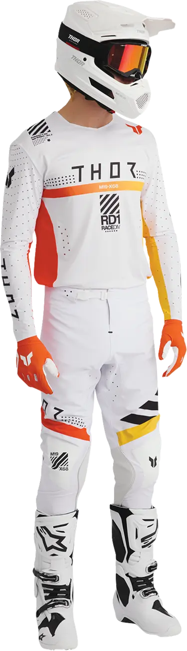 Tenue SportMode Orange Blanc THOR