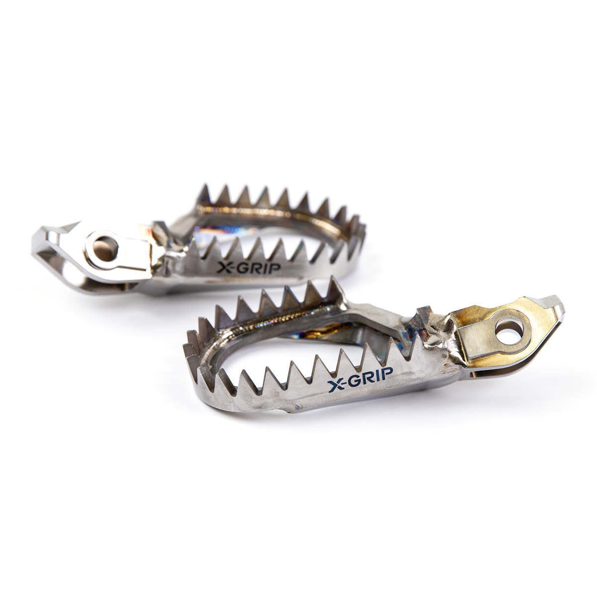 Titane PIRANHAS Repose-Pieds V3 X-GRIP KTM HUSQVARNA GASGAS