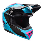 Casque Moto10 Spherical Turquoise Rose BELL
