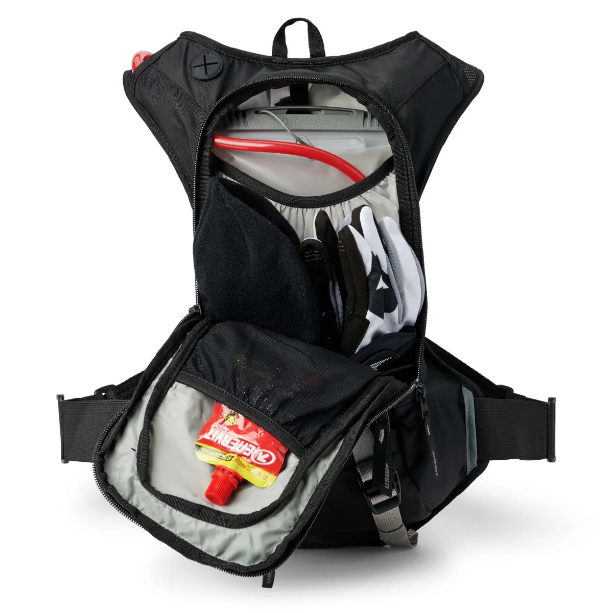 Sac d’hydratation USWE Moto Hydro 8L Noir – Poche à eau 3L Enduro & Hard Enduro