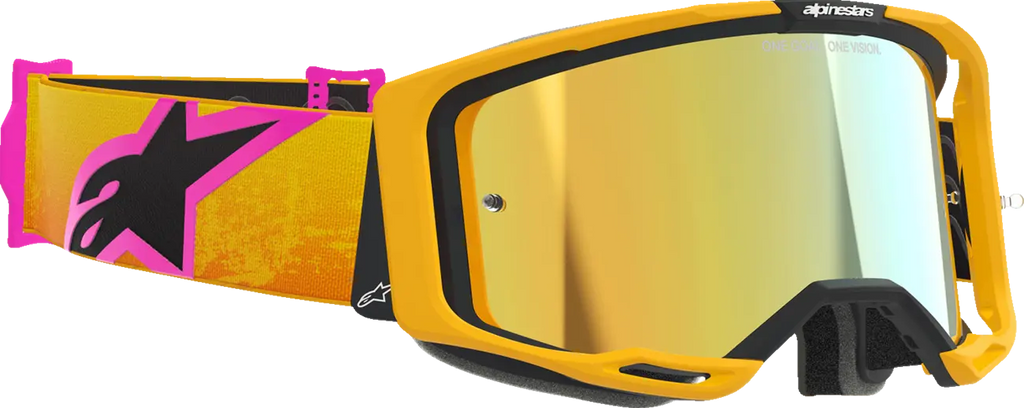 Masque Supertech Vision 8 Jaune Rose ALPINESTARS