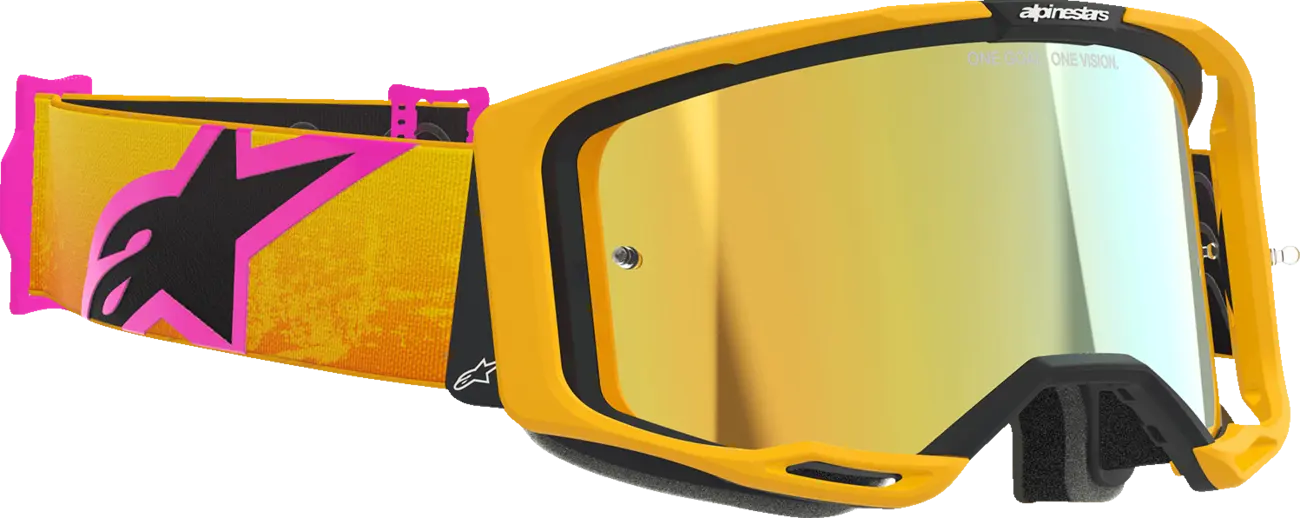 Masque Supertech Vision 8 Jaune Rose ALPINESTARS