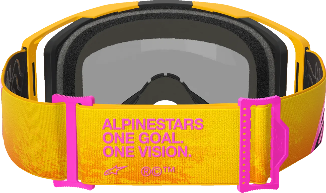 Masque Supertech Vision 8 Jaune Rose ALPINESTARS